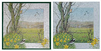 Two Copies February Meredith Worsfold Calendar Series L - 120pc R -137pc6